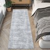 Machine Washable Modern Area Rug Geometric Distressed Non Slip Stain Resistant Non Shedding Pet Friendly Rugs for Living room Bedroom Kitchen - 3 of 4