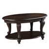42" Oval 2-Tier Distressed Coffee Table - 4 of 4