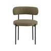 Meridian Furniture,Beacon Boucle Fabric Dining Chair, Set of 2 - 3 of 4