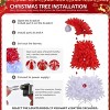 Grinch Christmas Tree, 6 Ft. Pre-Lit Bent Top Santa Hat Style Artificial Christmas Tree for Christmas Decoration - 3 of 4