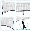 Ksports Pickleball Set for Kids & Adults, Multifunctional 22 Foot Net with 4 LED Shuttlecocks, Carry Bag, & 2 Game Balls for Badminton & Tennis, White - 3 of 4