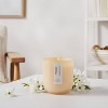 Round Base Glass Candle with Wooden Wick Ginger Lily & Jasmine Yellow - Threshold™ - image 2 of 3