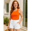 FIONECA Womens Shorts - SweatShorts Workout Gym Shorts for Women Trendy Fashion Athletic Casual Summer Lounge Sweat Bermuda - 2 of 4