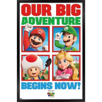 Super Mario Bowser and His Minions 11-in x 17-in Framed Wall Poster