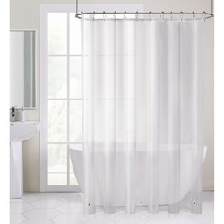 Made by Design PEVA Shower Liner Medium Weight 71" x 71" Frosted w Grommets B270 191908288369 