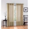 GoodGram Basic Home Grommet Top Single Sheer Window Curtain Panel - 2 of 3