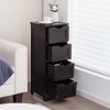 Costway 32.5'' Bathroom Floor Cabinet with Anti-tipping Device Freestanding Towel Cabinet - 2 of 4