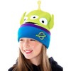 Disney Toy Story Pizza Planet Aliens Beanie 3D Character Design Costume Hat Multicoloured - image 3 of 4