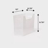 Large Multipurpose Storage Bin Clear - Brightroom™: Polyethylene, Universal Utility, 9.75" H, 855 Volume, Spot Clean - 4 of 4