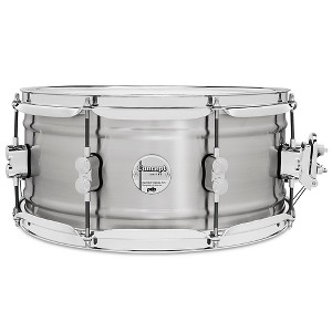 PDP by DW Concept Series 1.2 mm Natural Satin Brushed Aluminum Snare Drum - 1 of 4