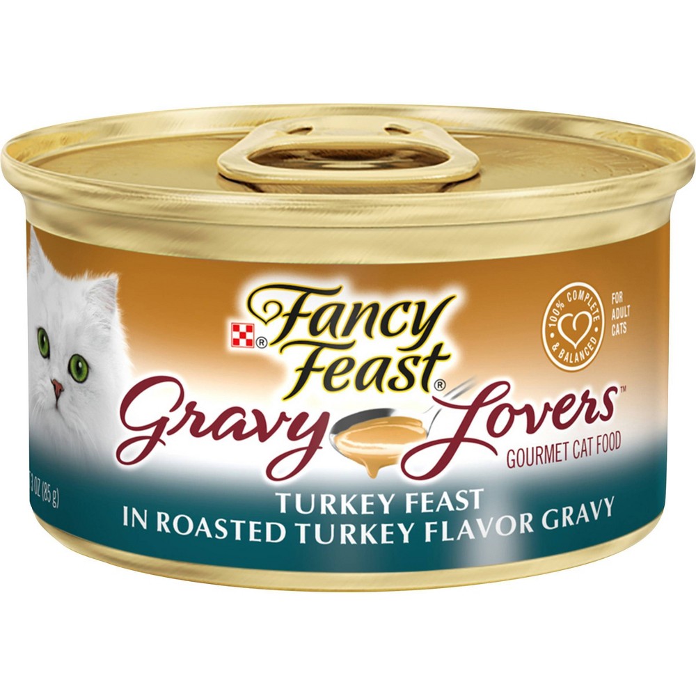 UPC 050000580057 product image for Purina Fancy Feast Gravy Lovers Gourmet Wet Cat Food Turkey Feast In Roasted Tur | upcitemdb.com