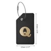 Unique Bargains Luggage Tag Black 1 Pc - 2 of 4