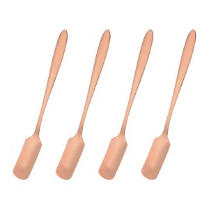 Unique Bargains Stainless Steel Mini Dessert Espresso Spoons 5 Inch 4 Pcs - 1 of 4