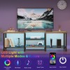 Homhougo 67 Inch Large TV Stand with LED Lights for 55/65/75 Inch TV Gray - 4 of 4