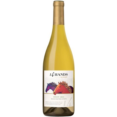 14 Hands Pinot Gris White Wine - 750ml Bottle