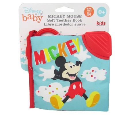 Disney Baby Mickey Mouse Soft Book Blue