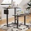 Standing Desk with Electric Height Adjustment Memory Presets and Steel Frame 40in -3irtyhousy - 3 of 4