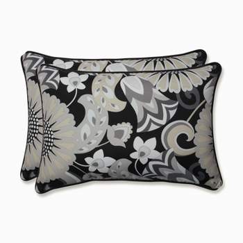 Outdoor/Indoor Over-Sized Rectangular Throw Pillow Set of 2 - Pillow Perfect