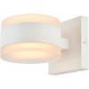 Elegant Lighting Raine Integrated LED wall sconce in white - 3 of 4
