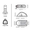 Naturehike Cloud Up Free Standing 2 Person Backpacking Tent Ultralight Nylon Double Layer Camping Tents for Two Person - 3 of 4