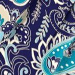 navy paisley