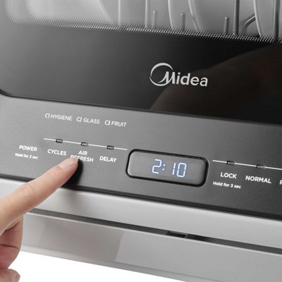 Midea 16.5 in. Portable Countertop Dishwasher with 5L Built-in Water Tank