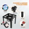 ROVSUN 30QT Turkey Fryer & 10QT Fish Fryer Kit w/ 55,000BTU Propane Stove, Aluminum Outdoor Deep Fryer & Seafood Boiler Steamer with Baskets - 4 of 4