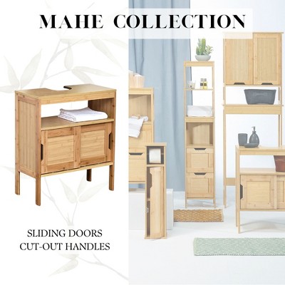 Mahe Bamboo Freestanding Under-Sink Bathroom Cabinet