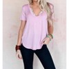 Women's Scoop Neck Bralette Tee - three bird nest - 3 of 3