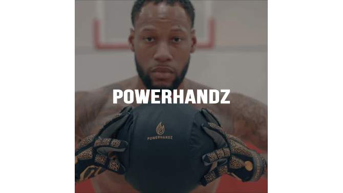 POWERHANDZ Anti Grip Basketball Weighted Training Gloves, 2 of 11, play video
