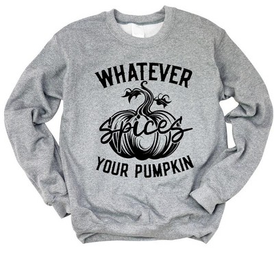 Simply Sage Market Women's Graphic Sweatshirt Retro Whatever Spices Your Pumpkin
