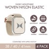 Xtreme Unisex Smart Watch Nylon Braided Elastic Band 4 Pack – Small Size, Breathable, Adjustable, 38/40/41 mm, Compatible with Apple Watch Band - 2 of 4
