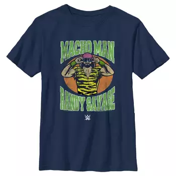 condón cine Dar Boy's Wwe Macho Man Randy Savage Distressed T-shirt : Target