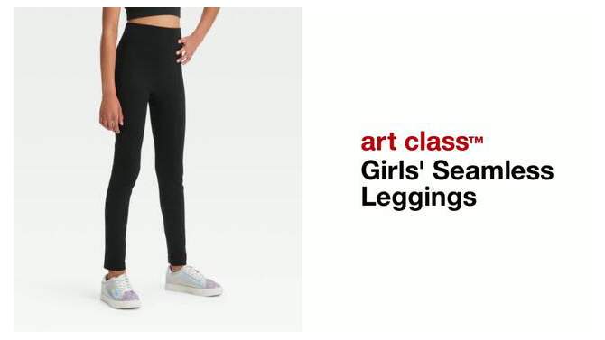 Girls&#39; Seamless Leggings - art class&#8482;, 2 of 5, play video