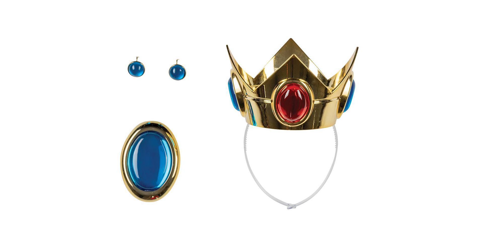 Nintendo Super Mario Bros. Princess Peach Crown Jewel Costume Set