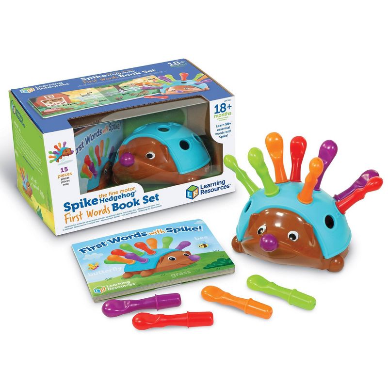Learning Resources Spike the Fine Motor Hedgehog First Words Book Set, 1 of 6