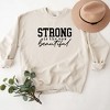 Simply Sage Market Women's Graphic Sweatshirt Strong Is The New Beautiful - 3 of 3