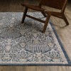 Captiv8e Designs Clara Textural Distressed Traditional Navy/Gold Rug - 4 of 4