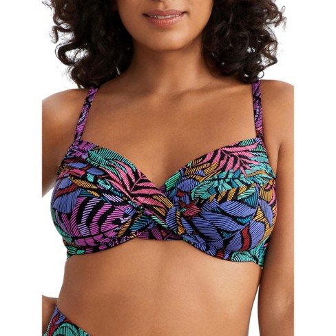 Sunsets Women's Panama Palms Crossroads Underwire Bikini Top - 52d