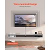 VEVOR Floating TV Stand, 70 in Wall Mount Entertainment Center with Cable Hole, Modern Floating TV Shelf with Storage Cabinet, White - 3 of 4