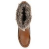 Journee Collection Womens Marie Tru Comfort Foam Block Heel Winter Boots, Brown 11 - 4 of 4