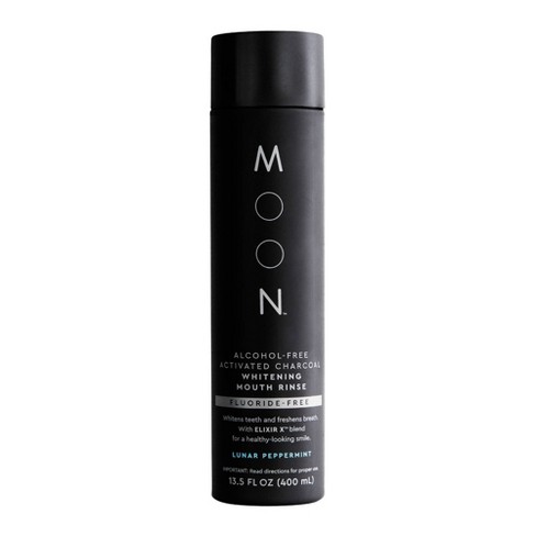 Moon Whitening Fluoride-free Vegan Paraben Sls Free Lunar Peppermint Mouth Rinse - 400ml Target