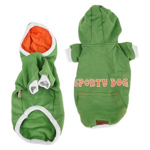 SussexHome Pets Small Dog Hoodie for Small Dogs - Cute Dog Clothes Washable Dog Hoodie - 1 of 4