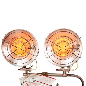 Comfort Gear® 30,000-BTU Double Tank-Top Outdoor Portable Propane Heater, TT-30CSA in Silver - 1 of 4