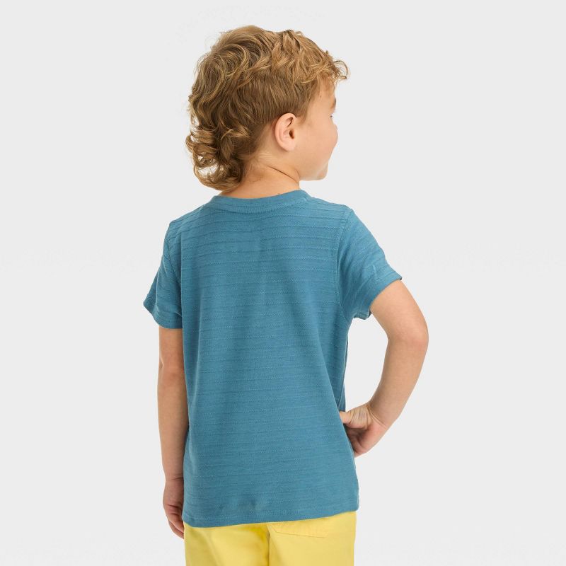 Toddler Boys' Short Sleeve Henley T-Shirt - Cat & Jack™, 3 of 9