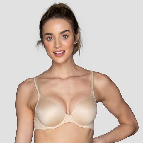 Vanity Fair Womens Body Shine Full Coverage Underwire Bra 75298 - Damask  Neutral - 36b : Target