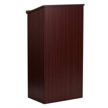 Flash Furniture Stand-Up Wood Lectern