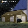 GustoWave 10x20 FT Waterproof UV-Resistant Heavy-Duty Canopy Carport - 2 of 4