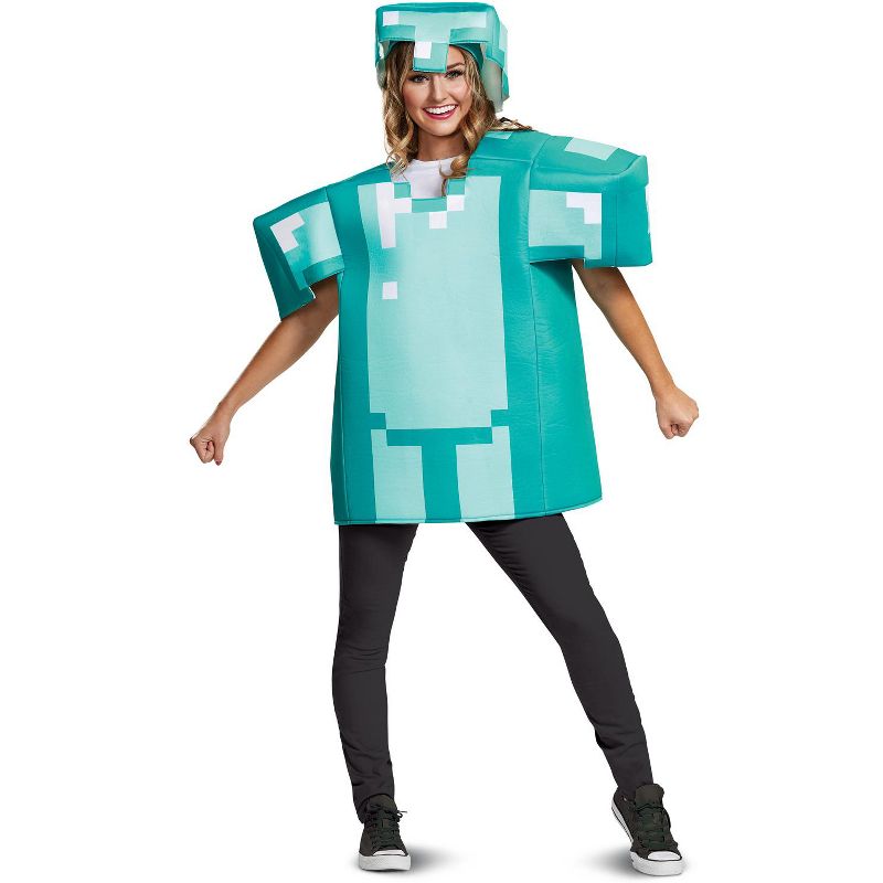 Minecraft Armor Classic Adult Costume, One Size, 1 of 3