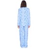 Casual Nights Women's Long Sleeve Rayon Button Down Pajama Set - 4 of 4